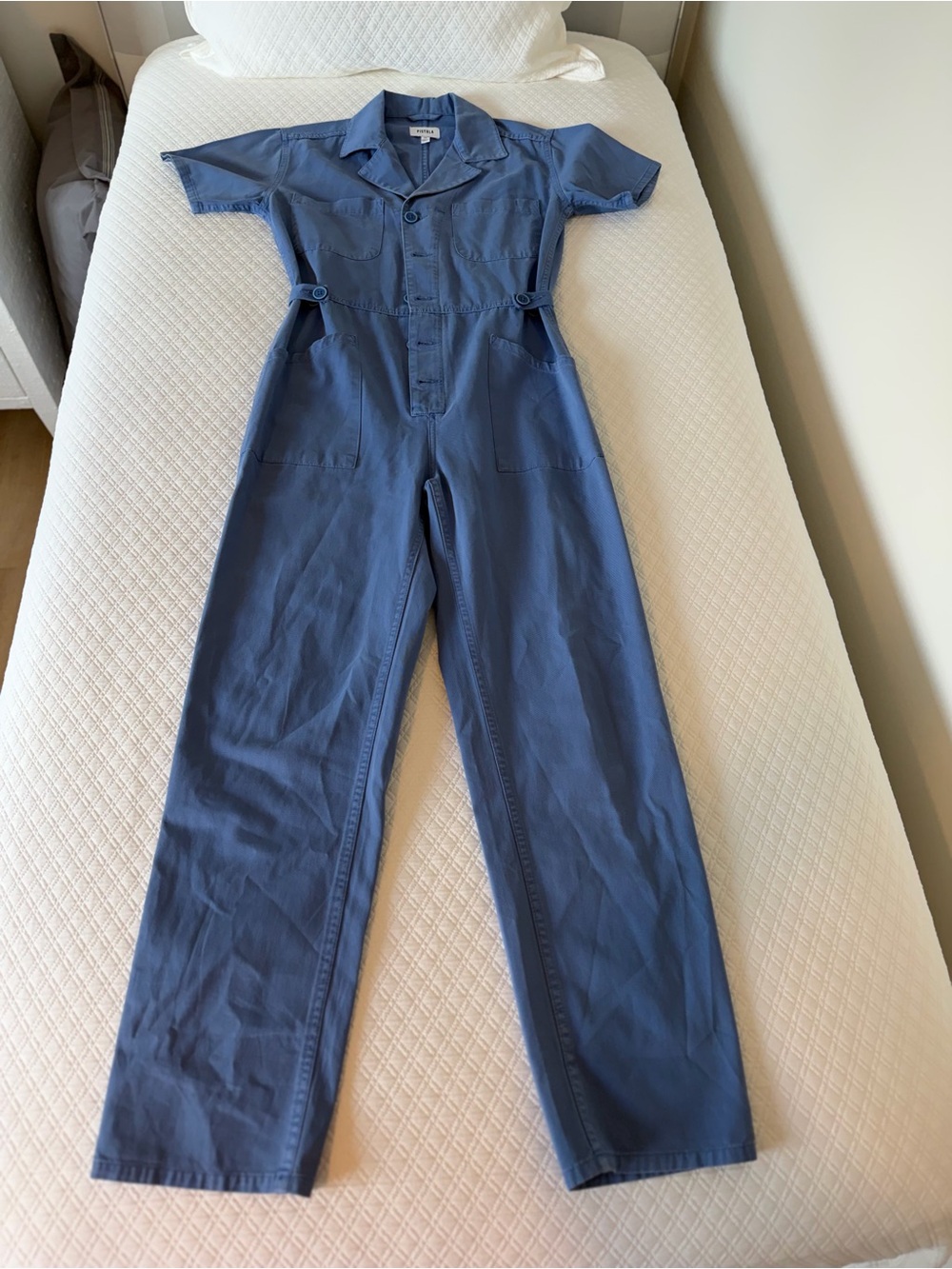 Pistola Classic Blue Utility Jumpsuit - Women